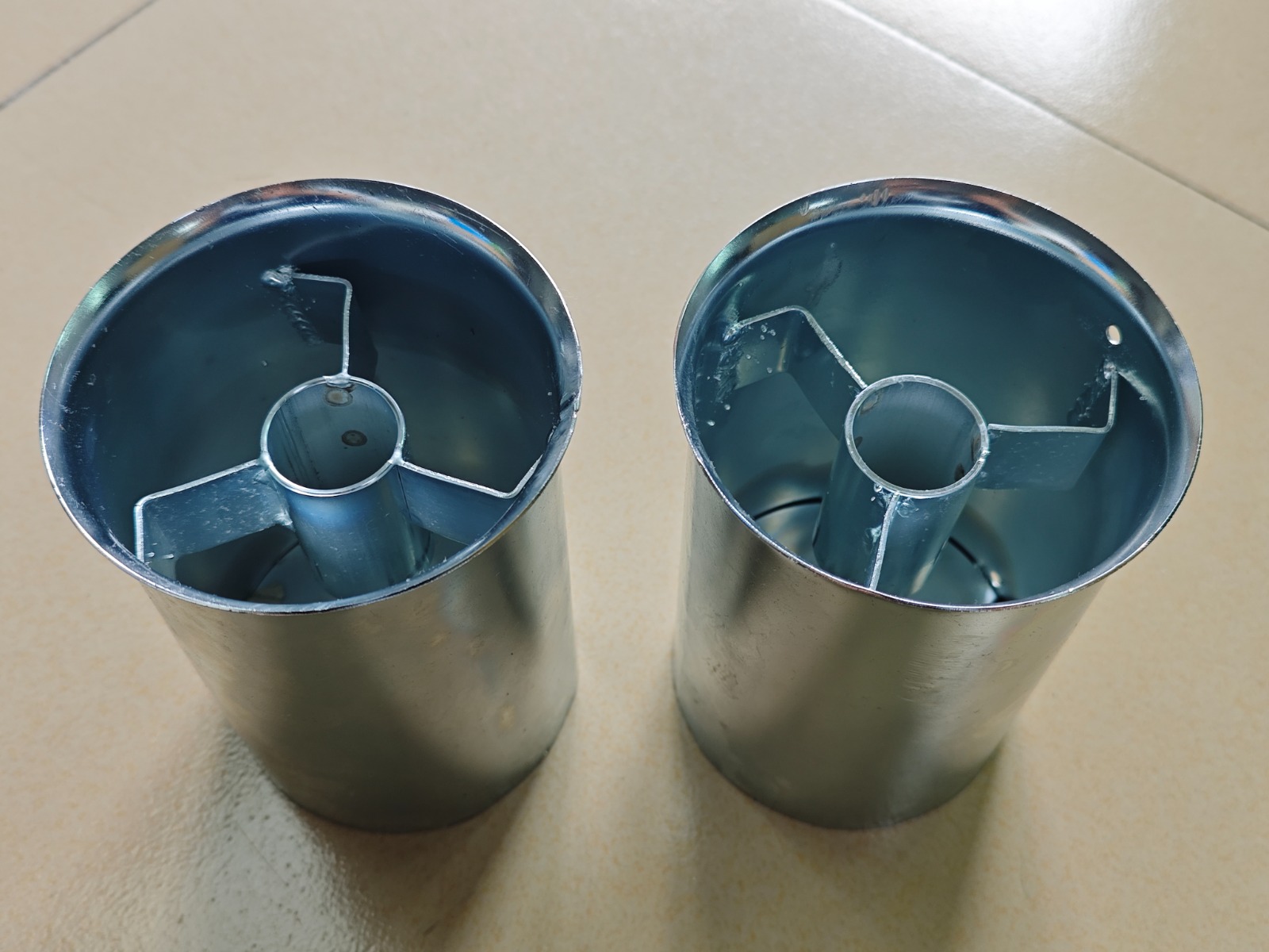 Sand scrape cup inserts